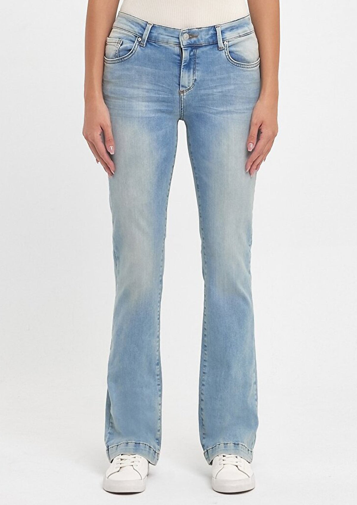 Fallon Ennio Mid Rise Flare Jean