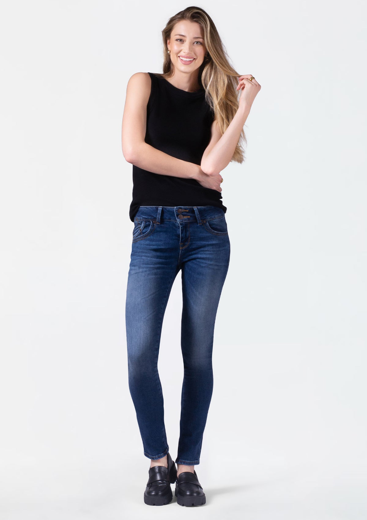 Molly M Ellene Safe Mid Rise Slim Jean