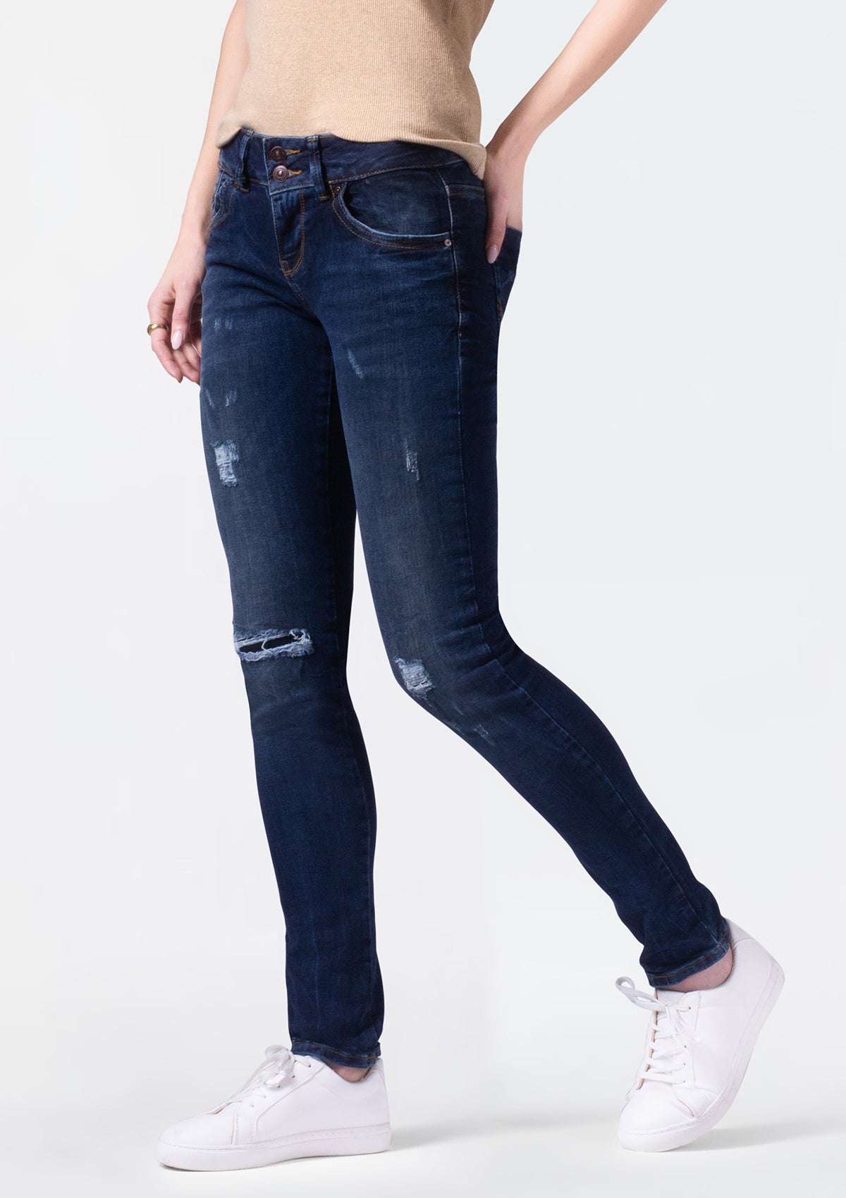 Molly M Estera Mid Rise Slim Jean