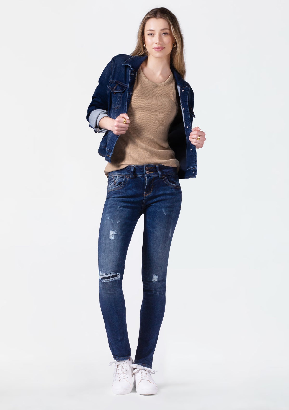 Molly M Estera Mid Rise Slim Jean