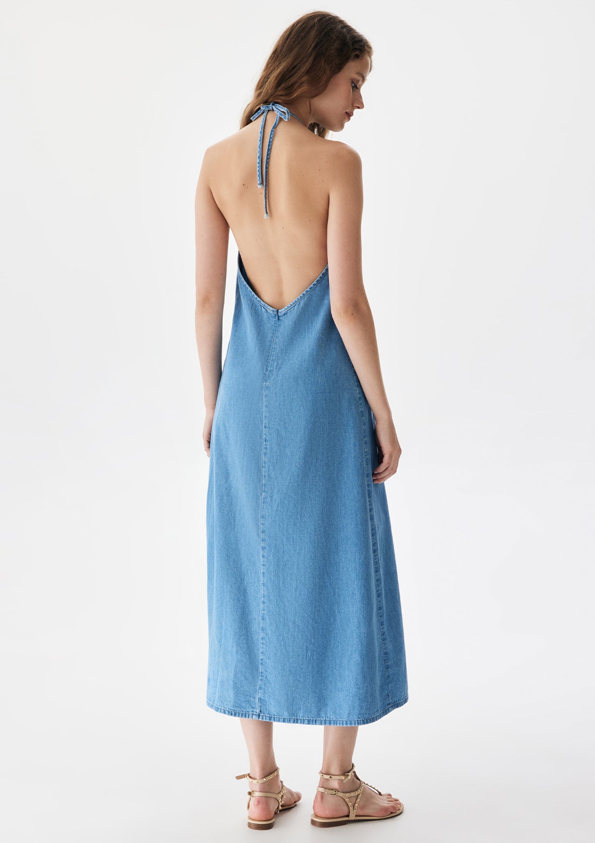 Noya Denim Maxi Dress