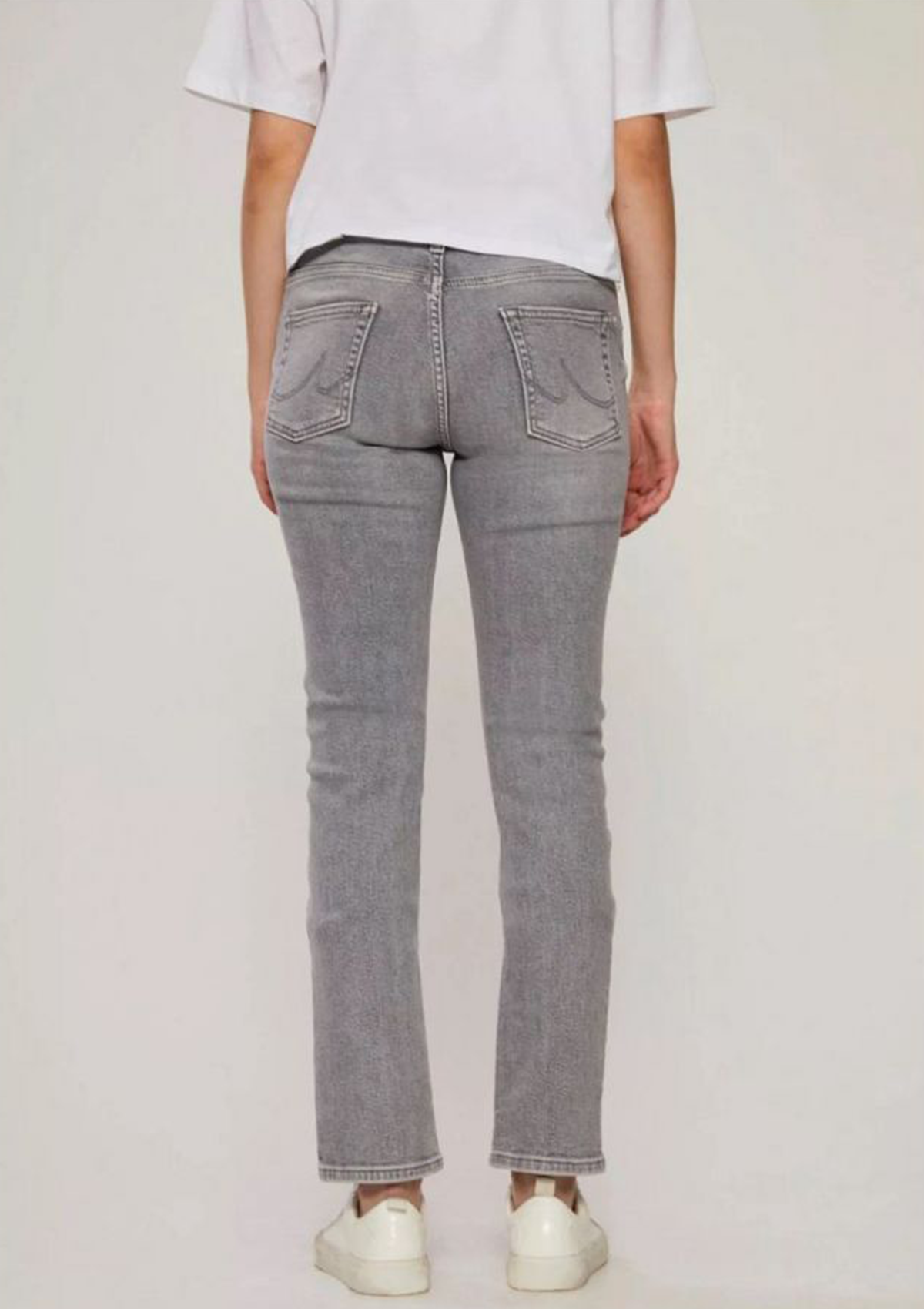 Aspen Y Silvina Undamaged Mid Rise Slim Straight Jean