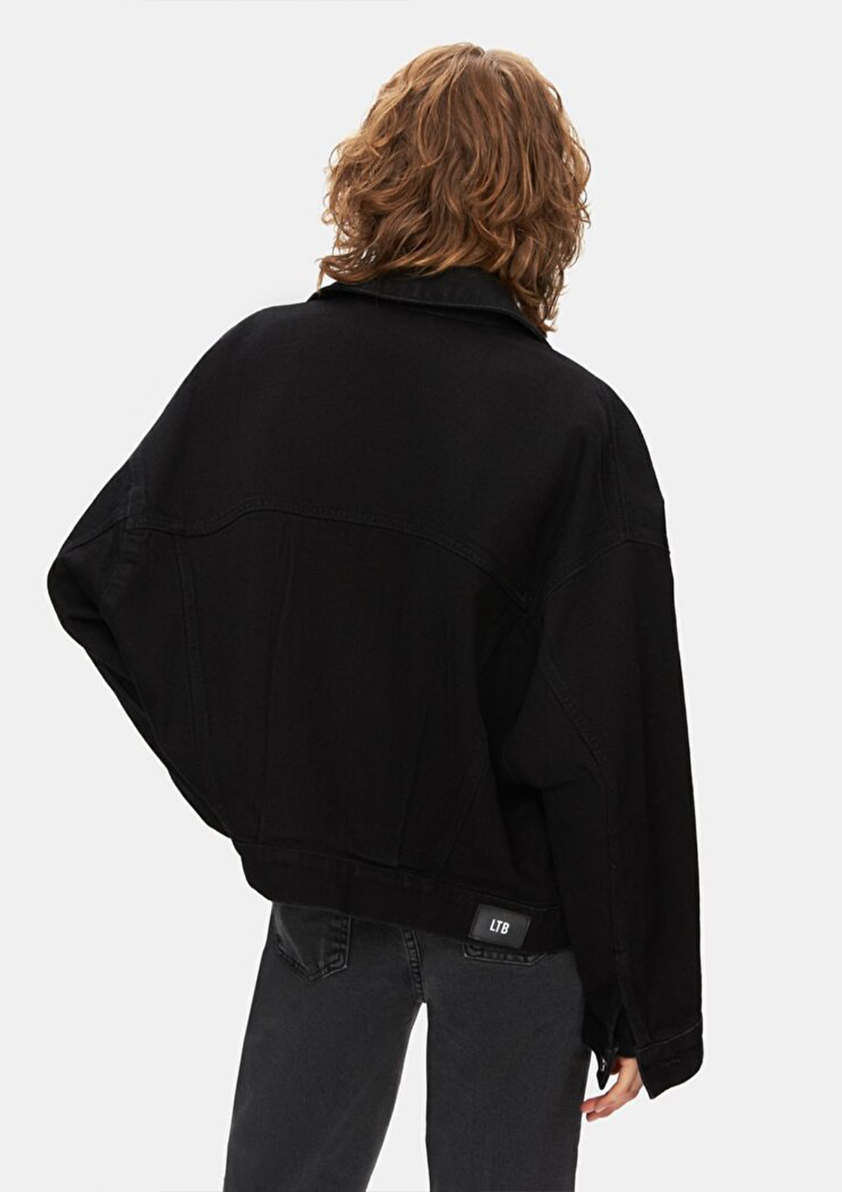 Celia Safe Black Oversized Jacket