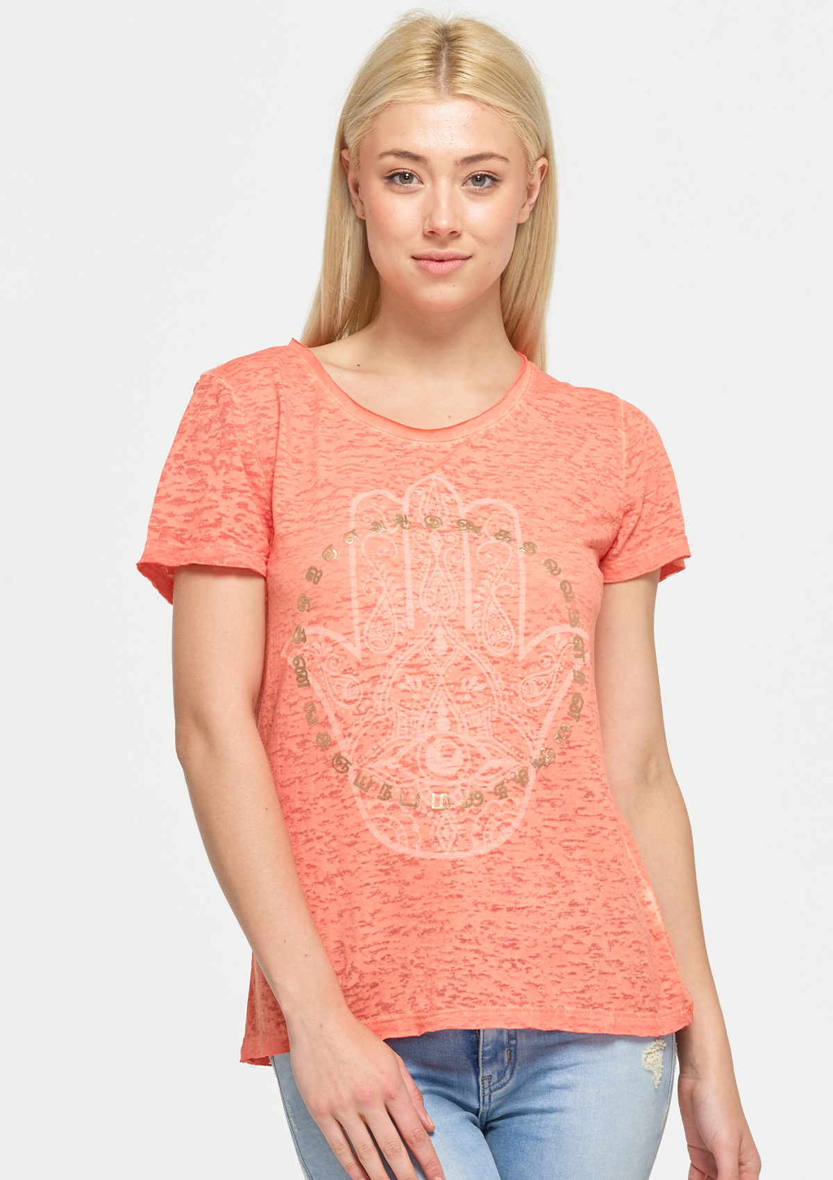 Goldern Hamsa Tee