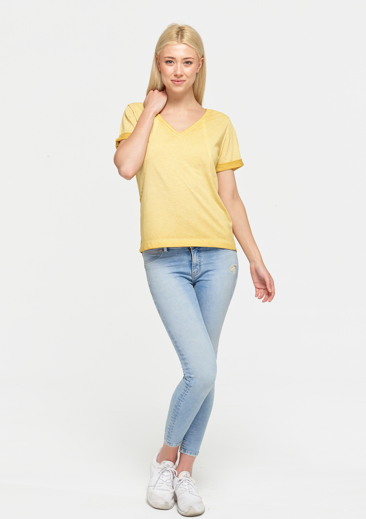 Mustard Panel Tee