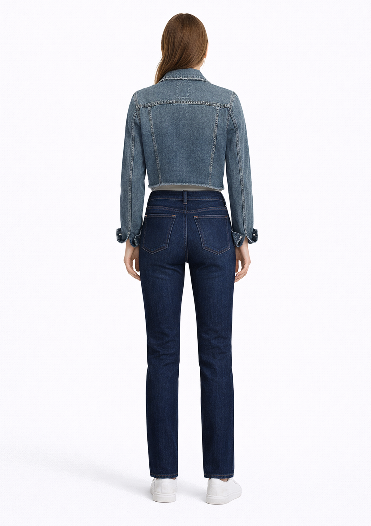 Mira Cropped Denim Jacket