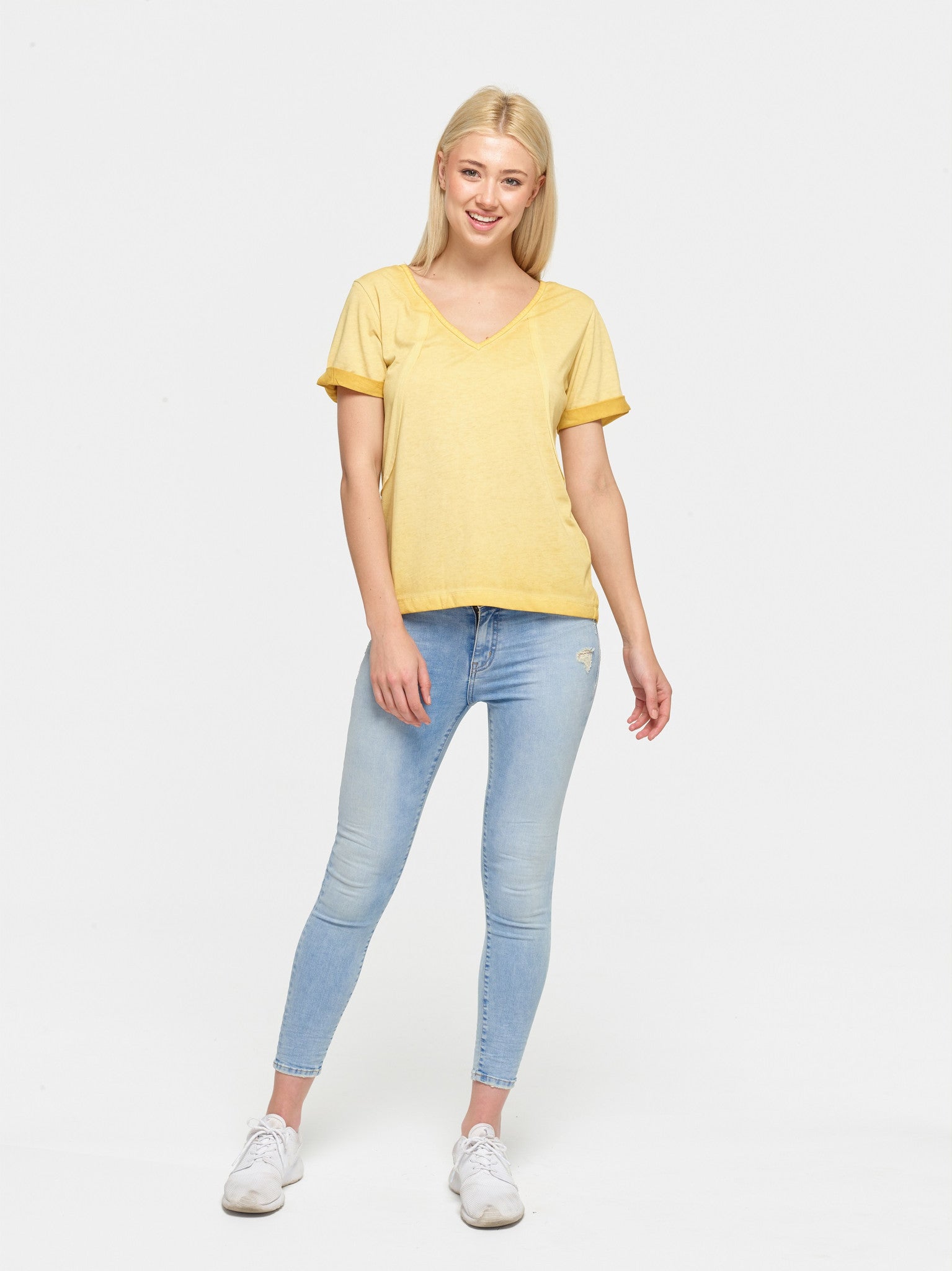 Mustard Panel Tee
