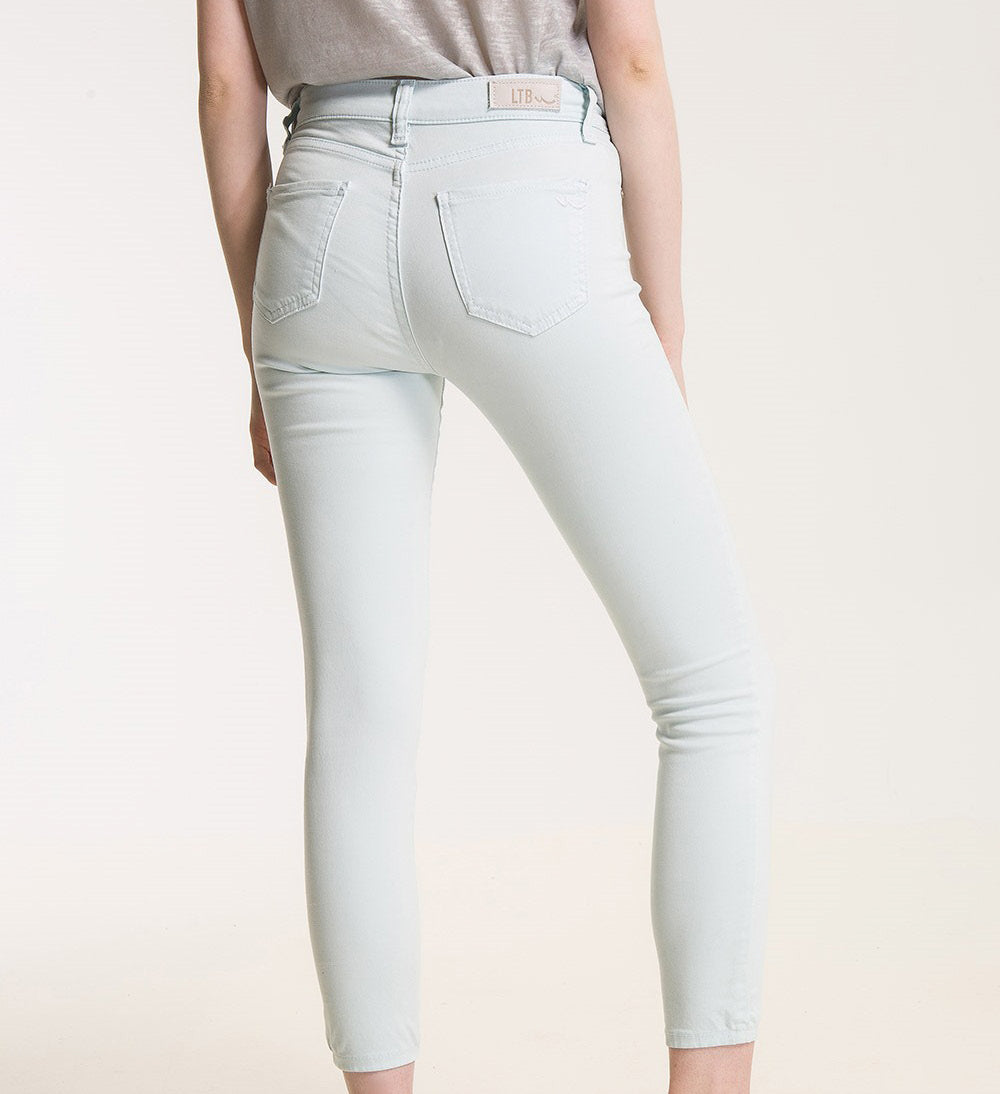 Lonia Illusion Blue Mid Rise Skinny Jean