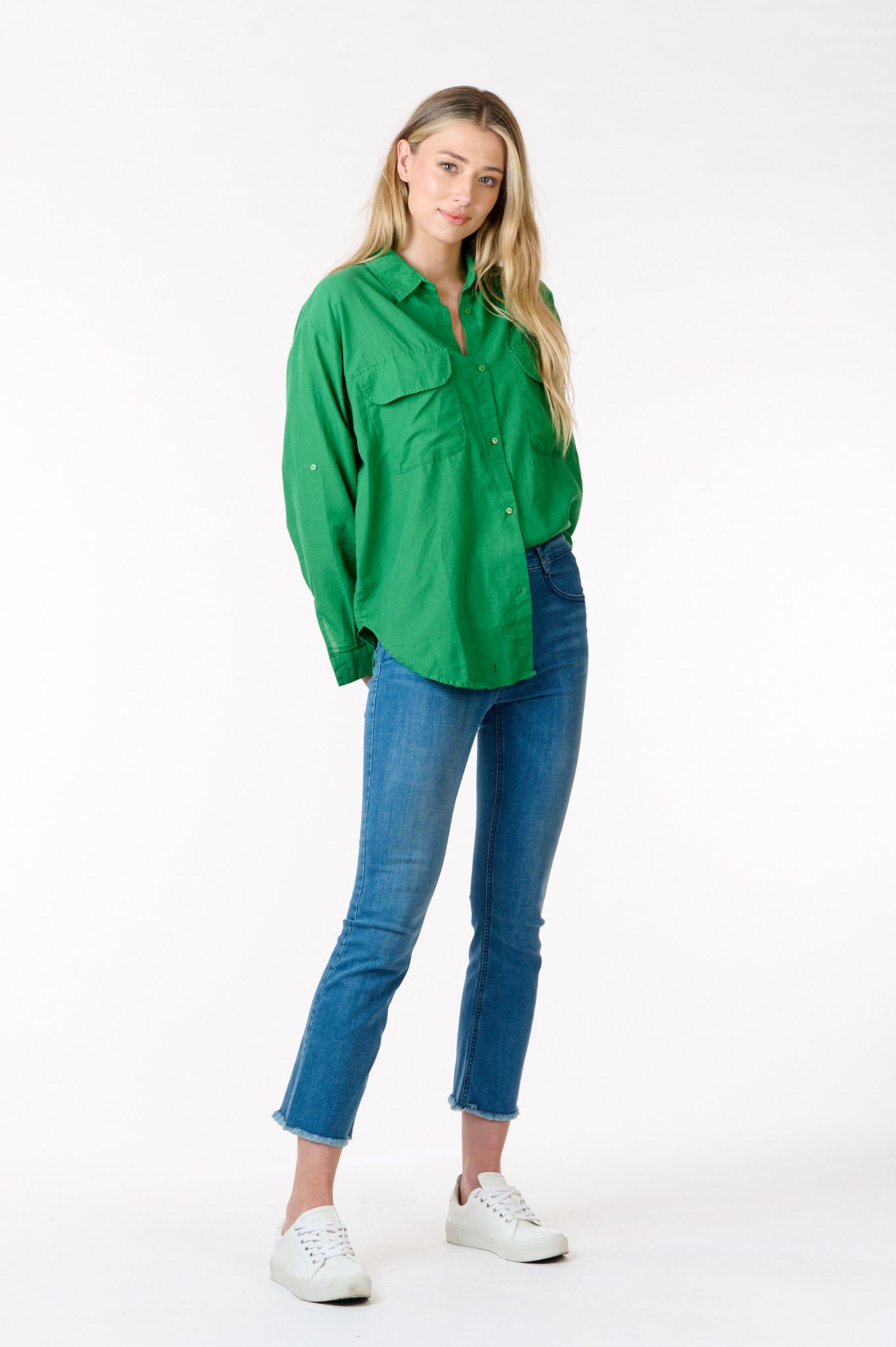 Lynda Sania High Rise Crop Jean