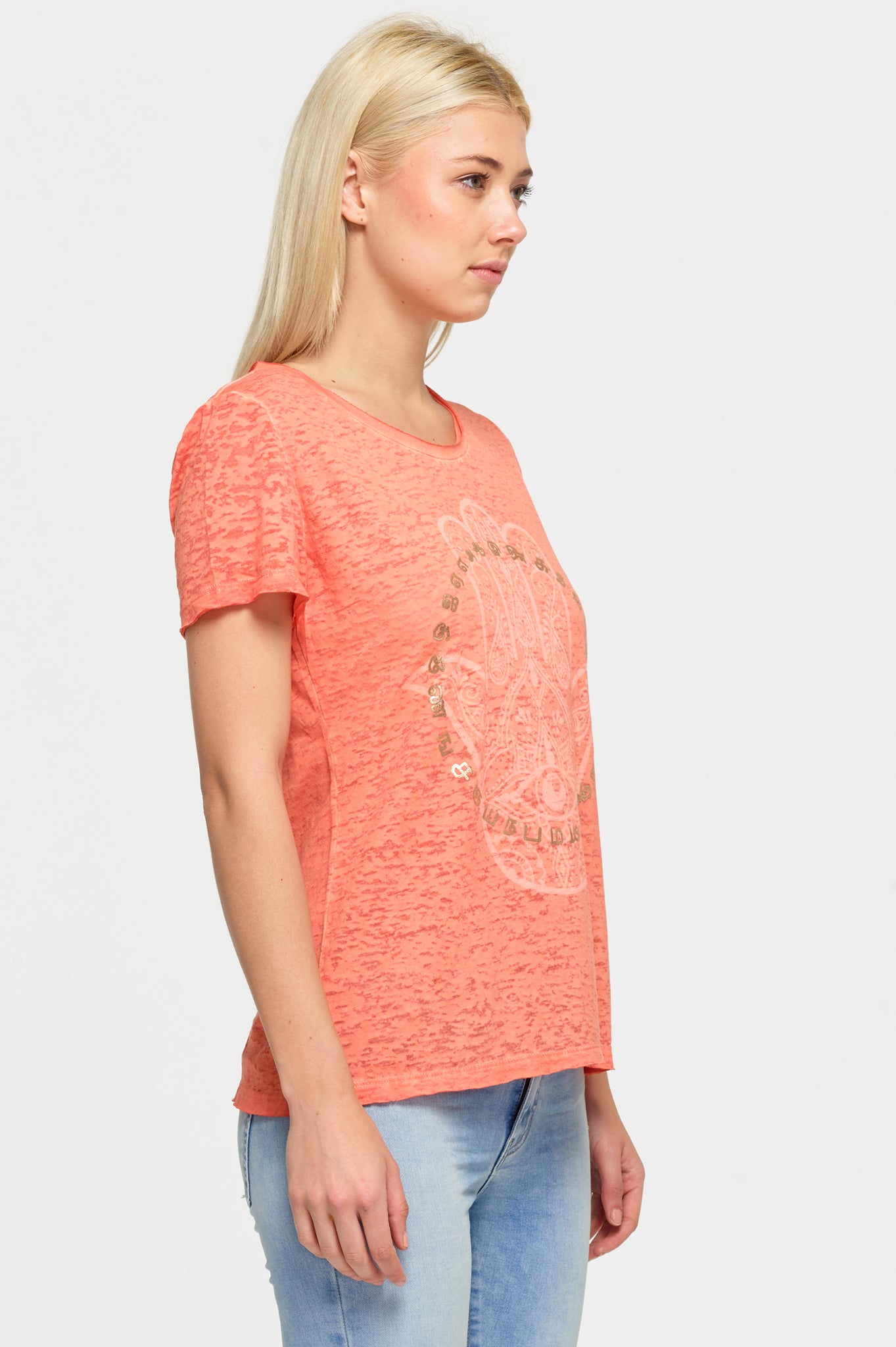 Goldern Hamsa Tee