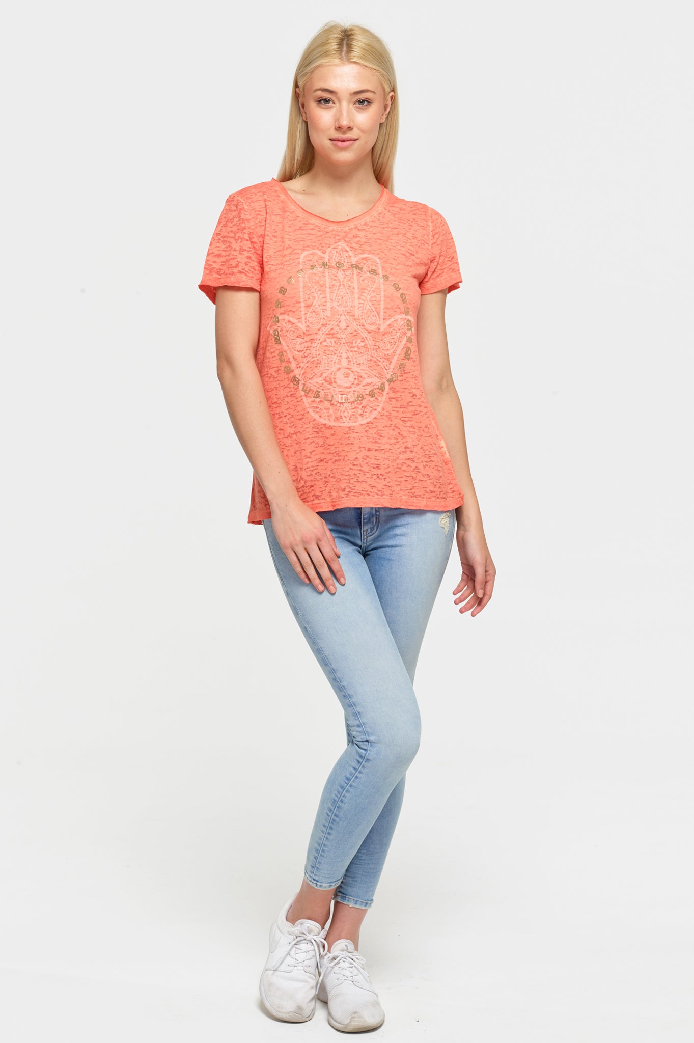 Goldern Hamsa Tee