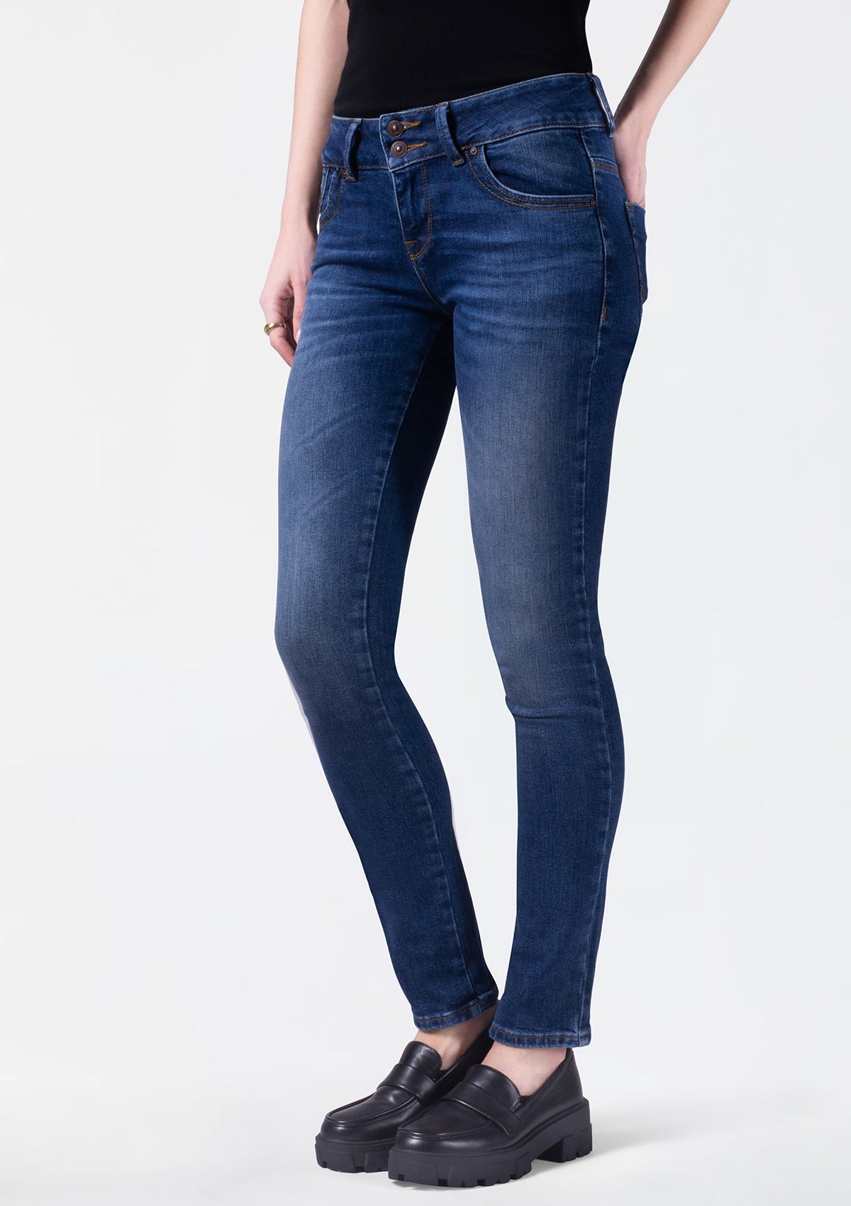 Molly M Ellene Safe Mid Rise Slim Jean