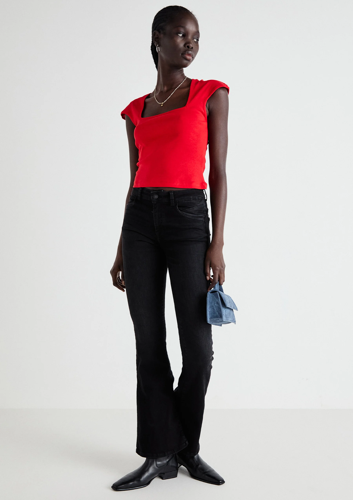 Novi Oriane High Rise Flare Jean