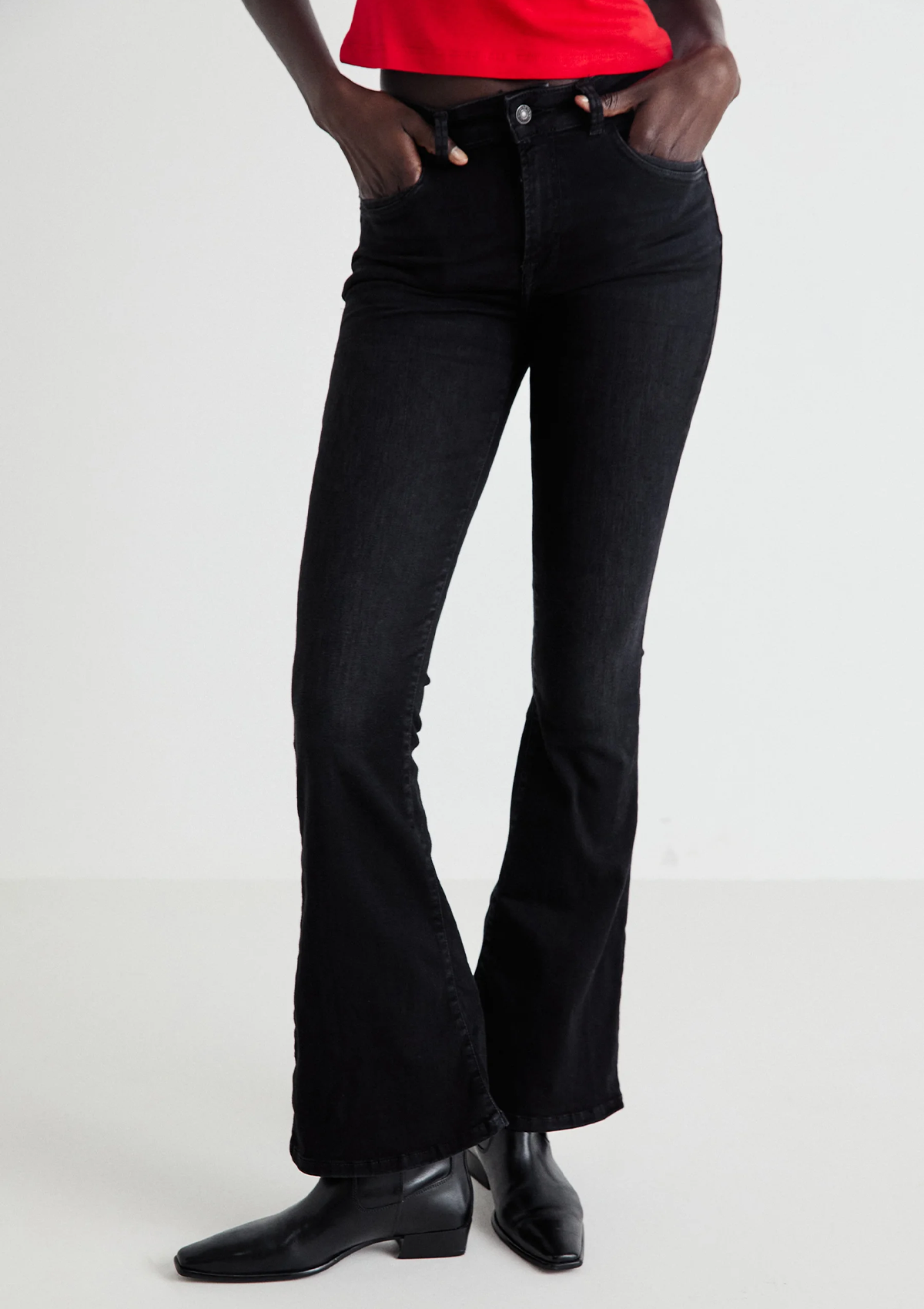 Novi Oriane High Rise Flare Jean
