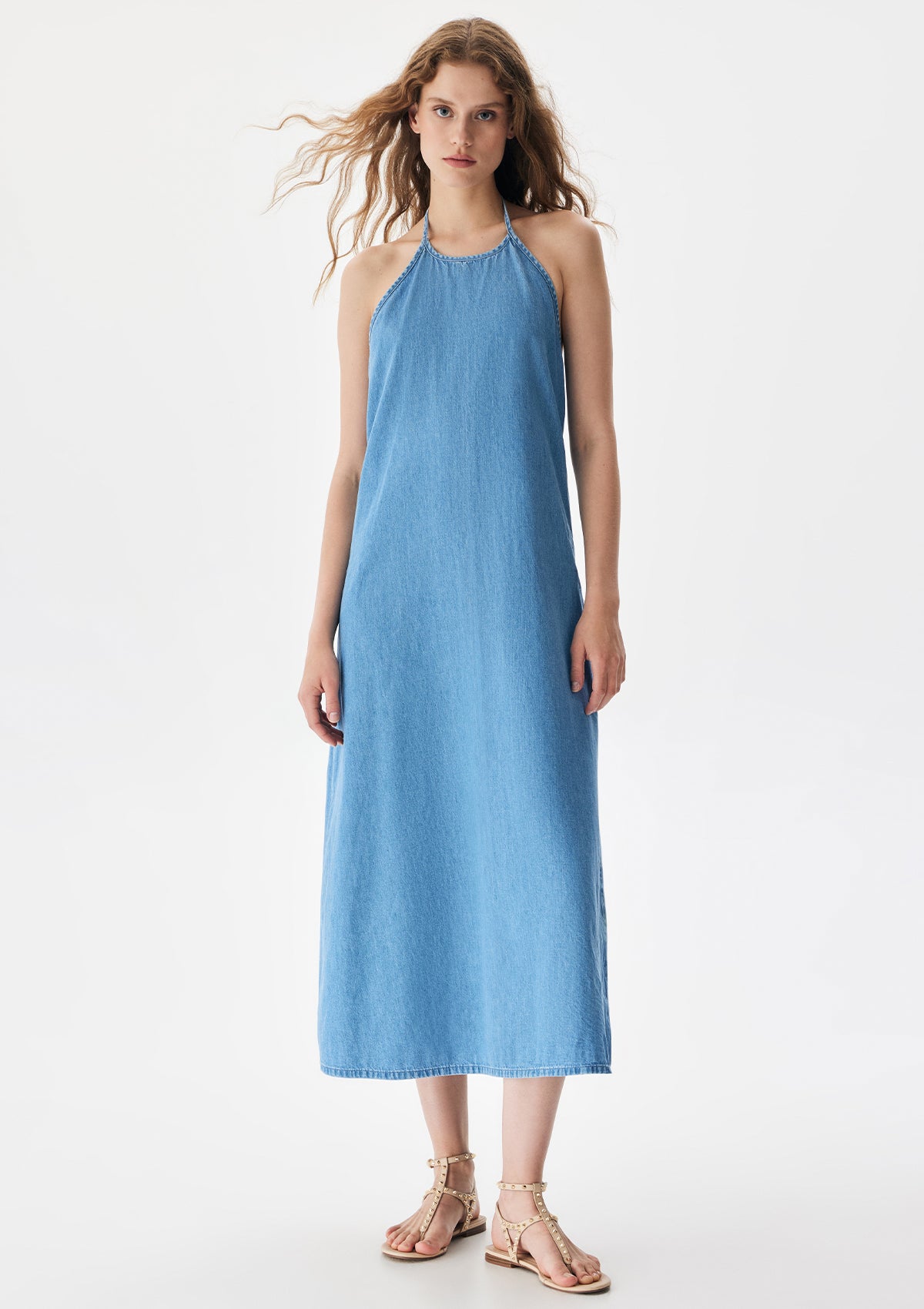 Noya Verida Long String Jean Dress