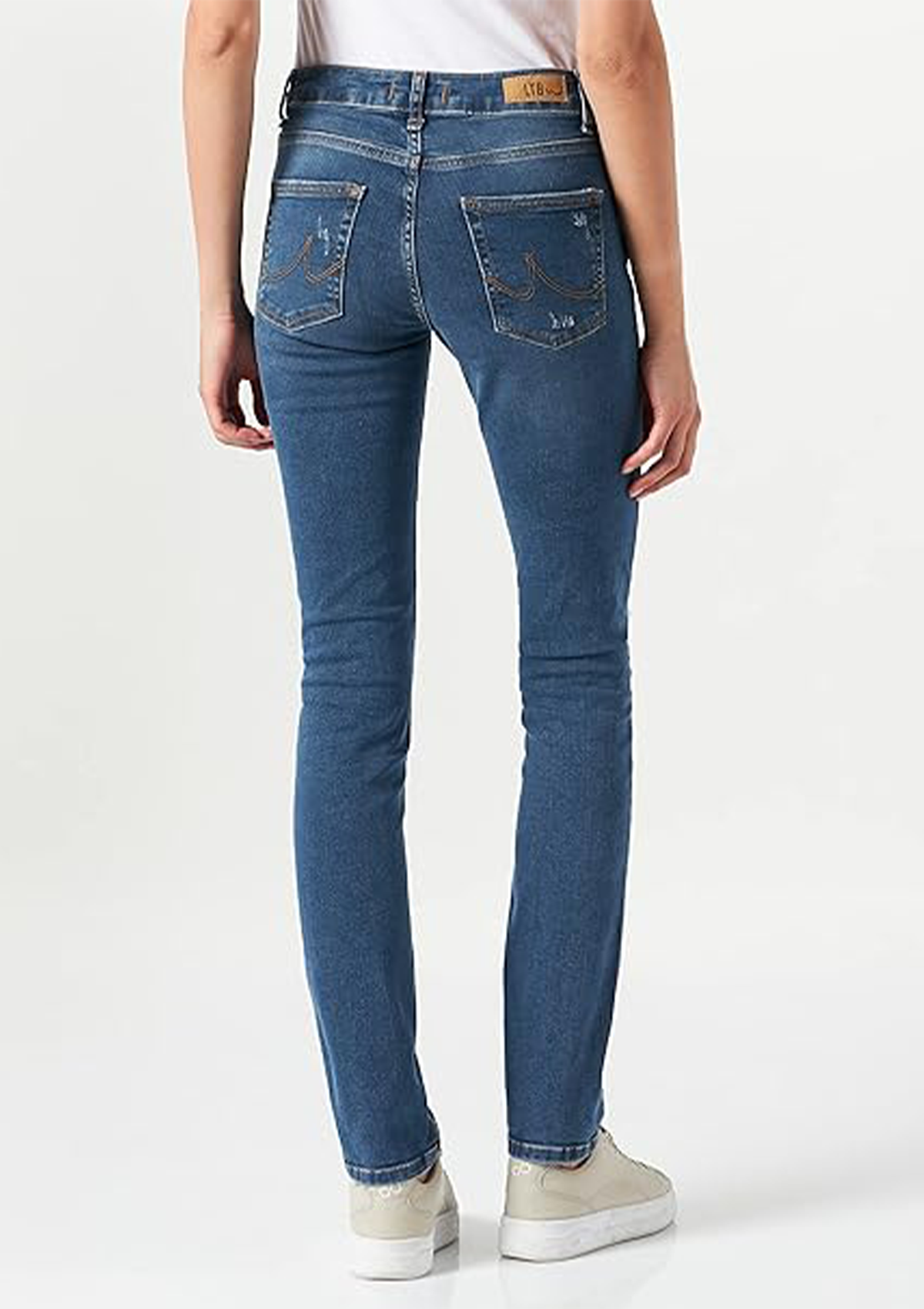 Aspen Y Adalie Safe Mid Rise Slim Straight Jean