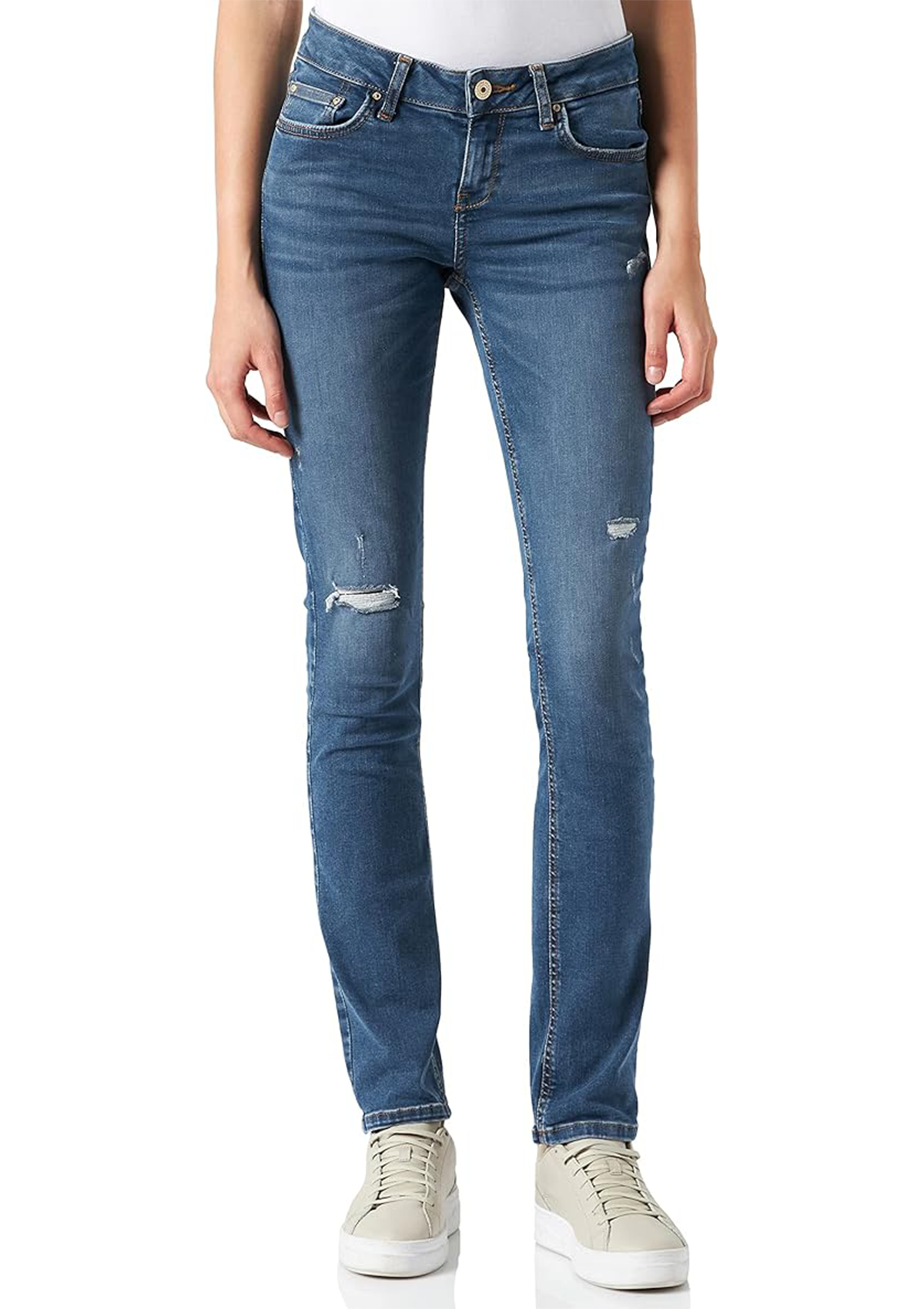 Aspen Y Adalie Safe Mid Rise Slim Straight Jean