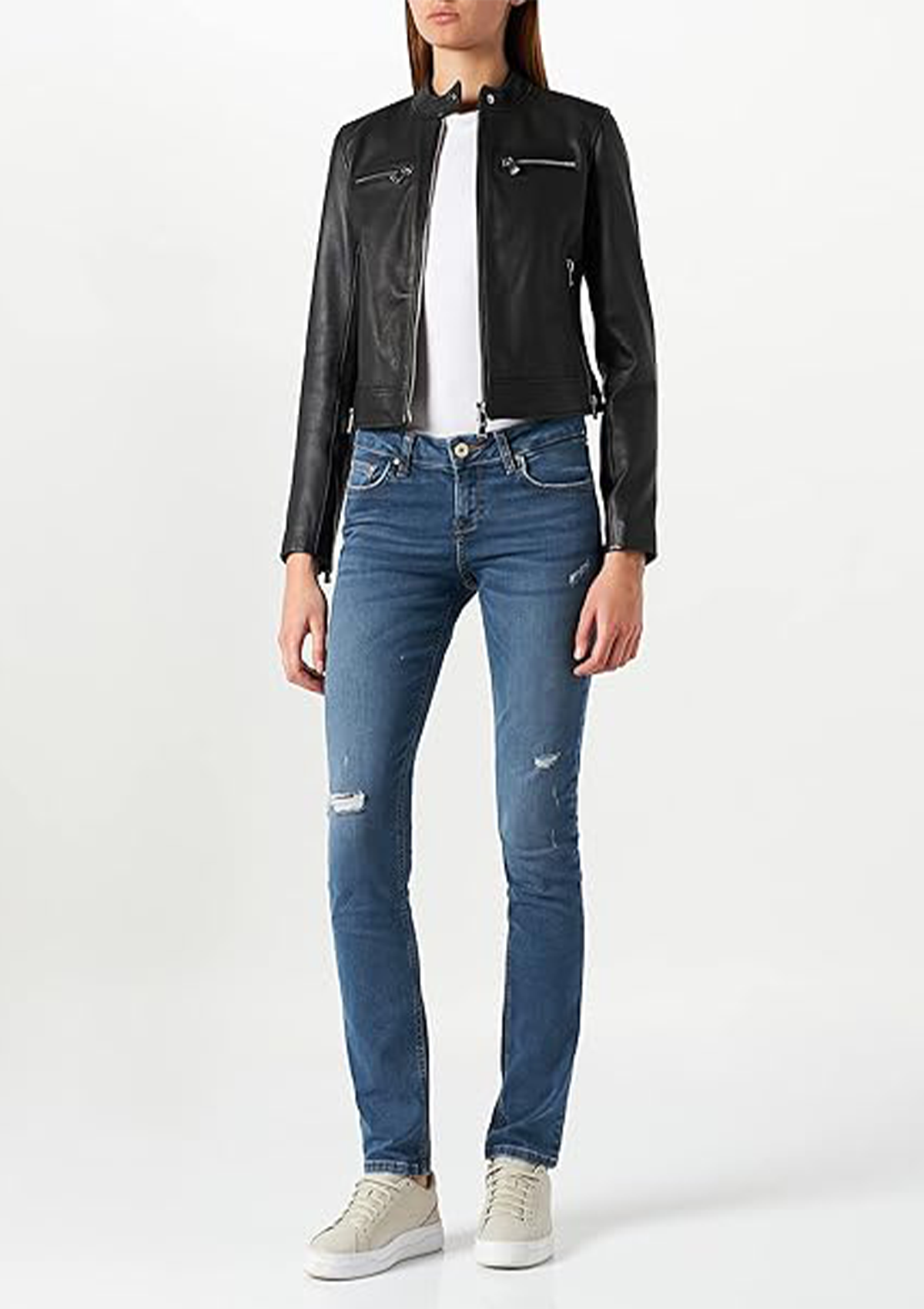Aspen Y Adalie Safe Mid Rise Slim Straight Jean