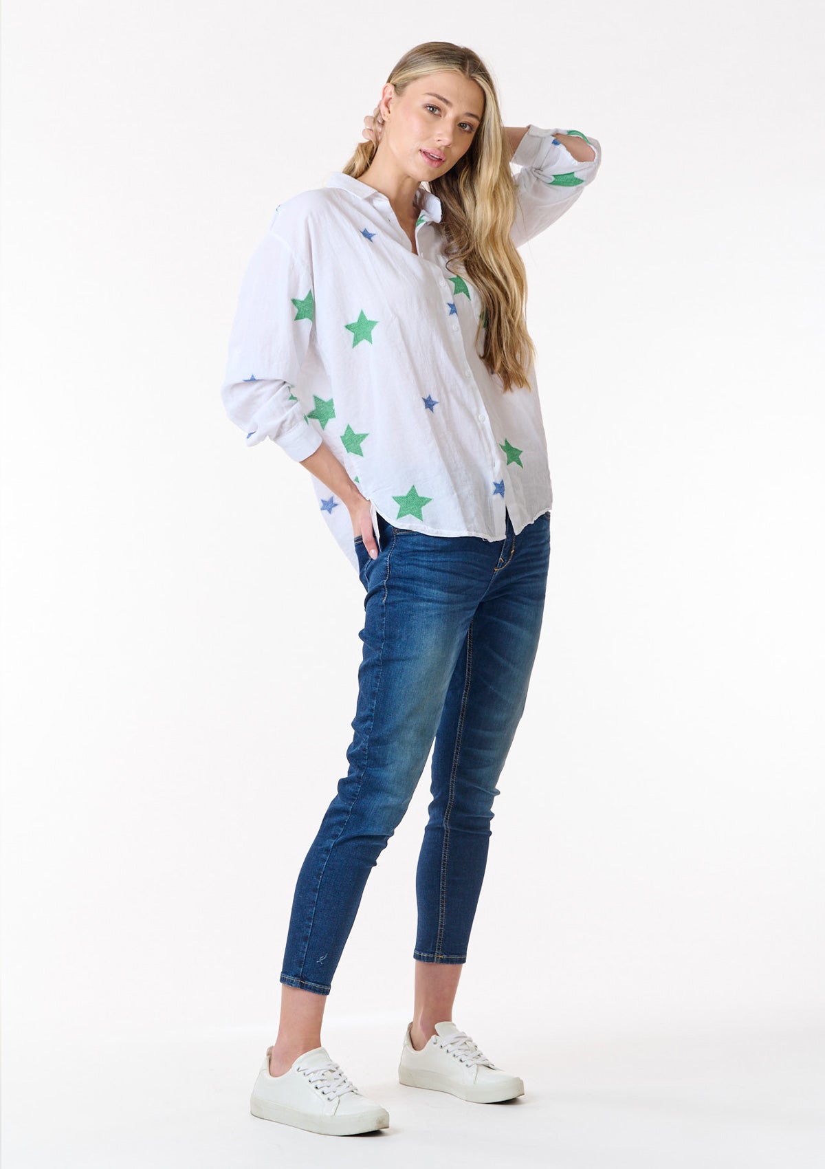 Eliana Lowri Undamaged Slim Boyfriend