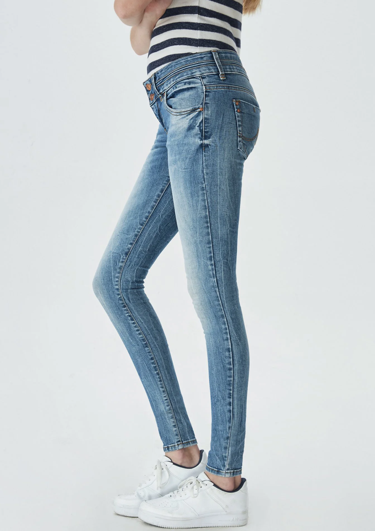 Julita X Lelia Undamaged Low Rise Skinny Jean