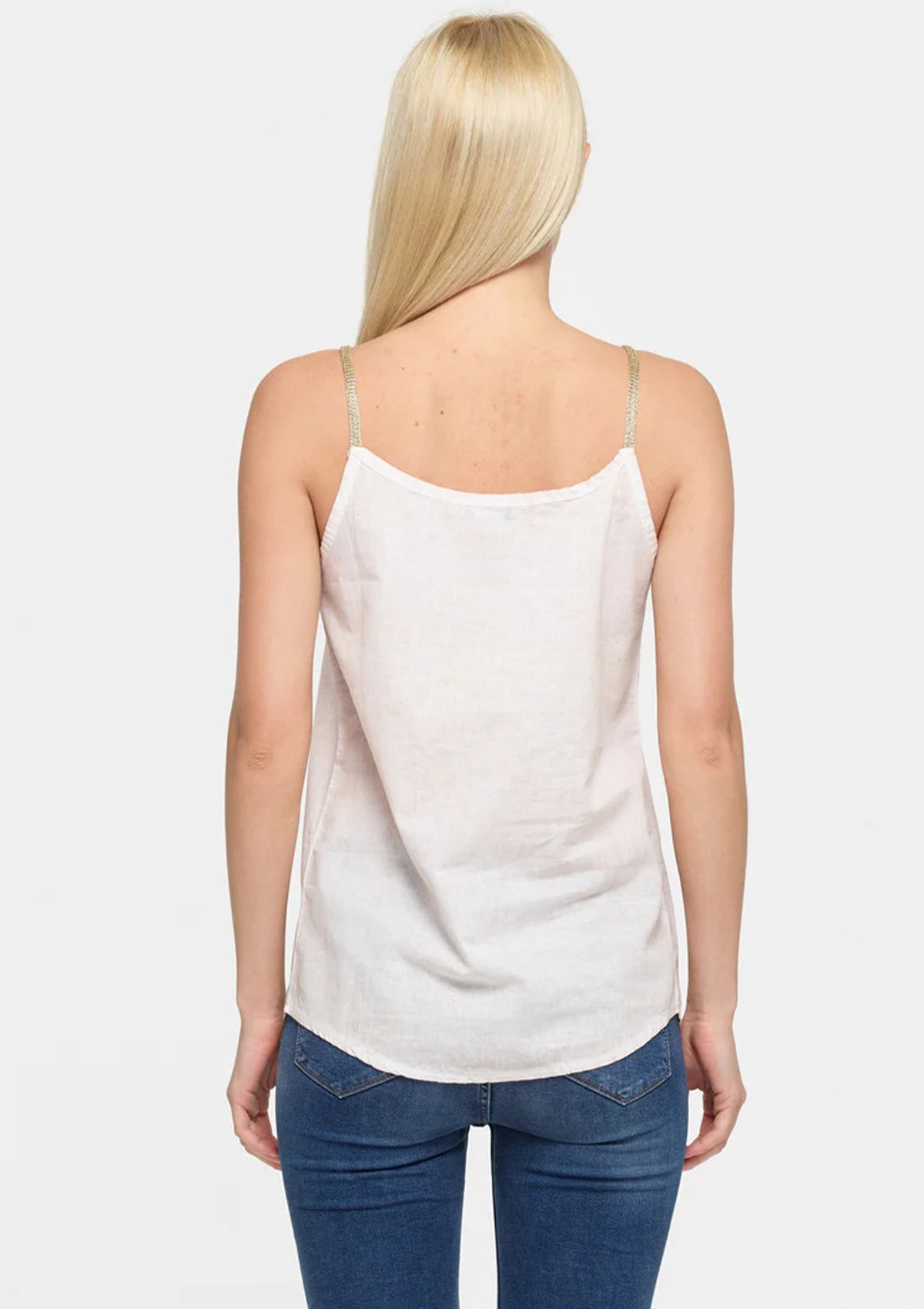 Linen Bloom Top