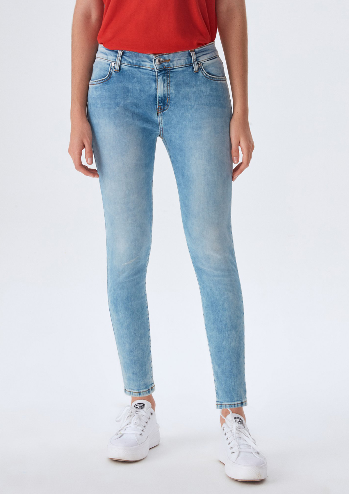 Lonia Ennio Mid Rise Skinny Jean