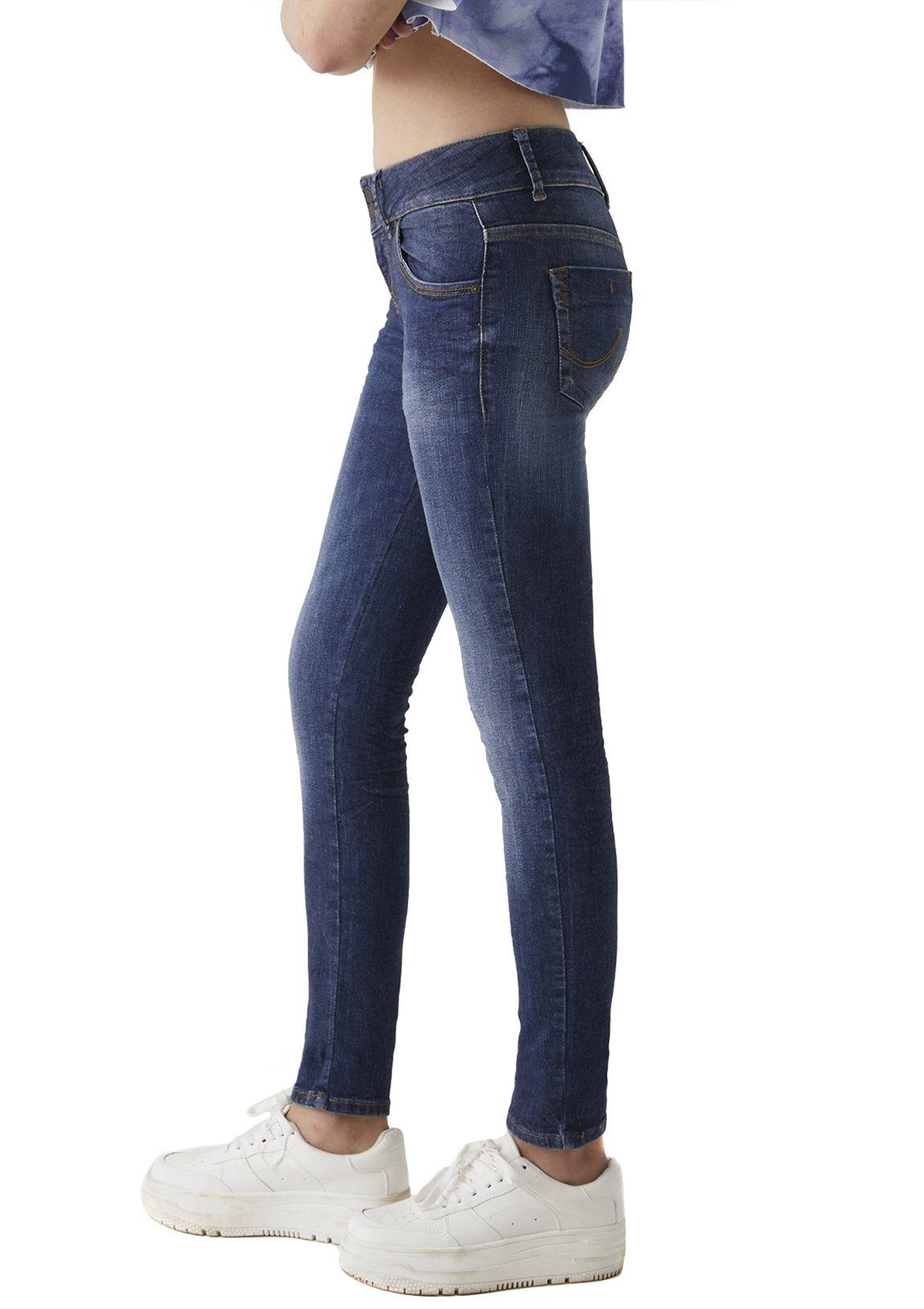 Molly M Morava Undamaged Mid Rise Slim Jean
