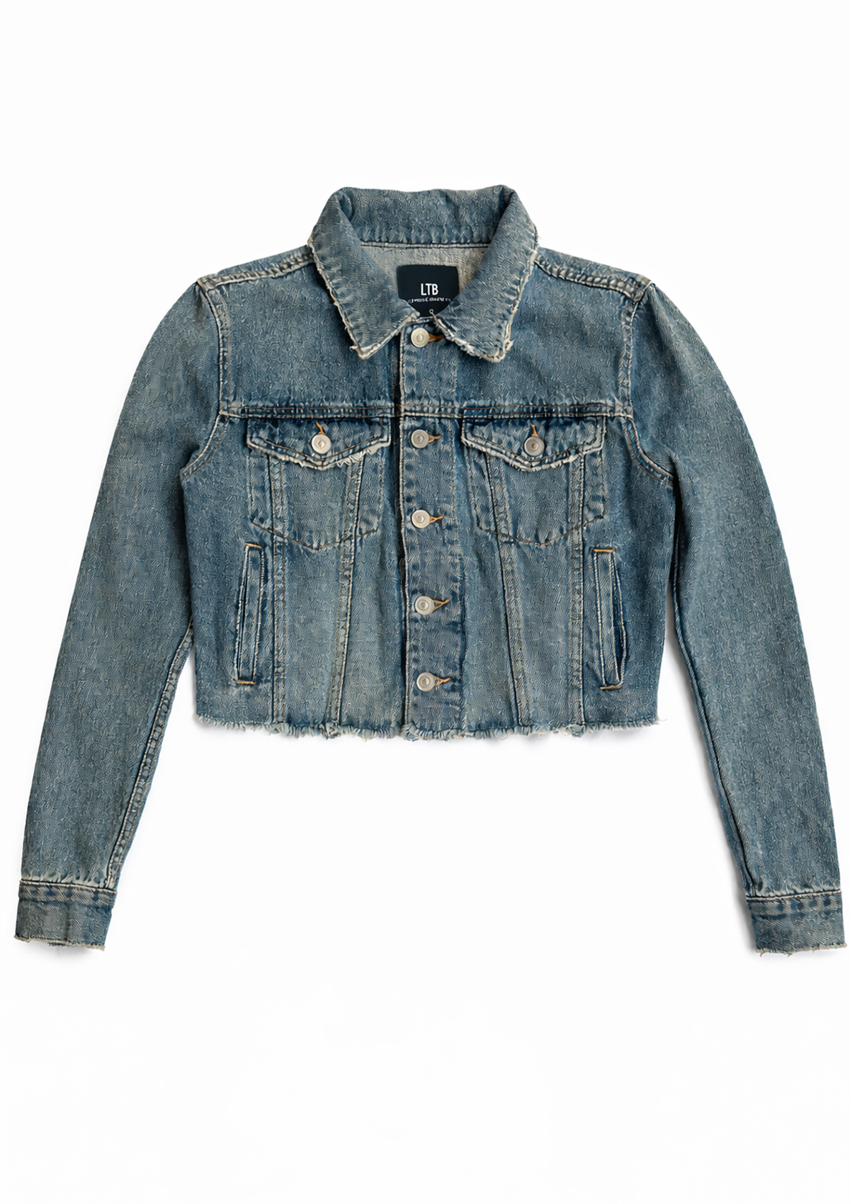 Mira Cropped Denim Jacket