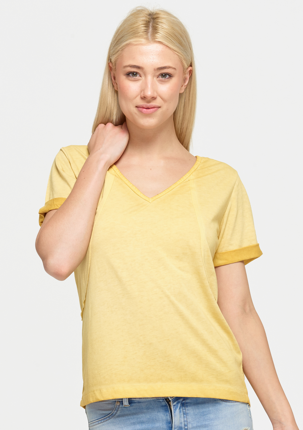 Mustard Panel Tee