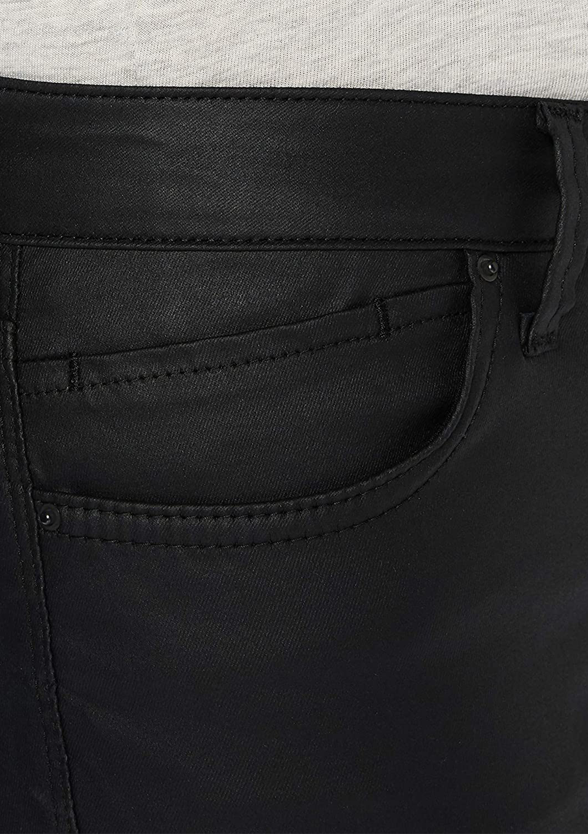 Nicole Night Coated Mid Rise Skinny Jean