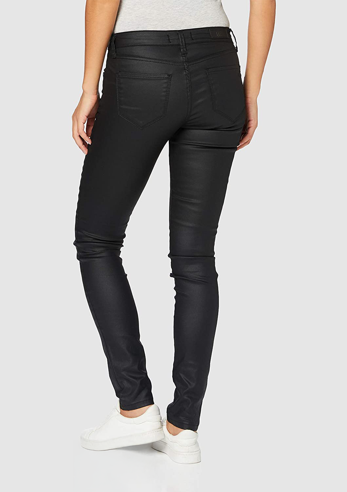 Nicole Night Coated Mid Rise Skinny Jean