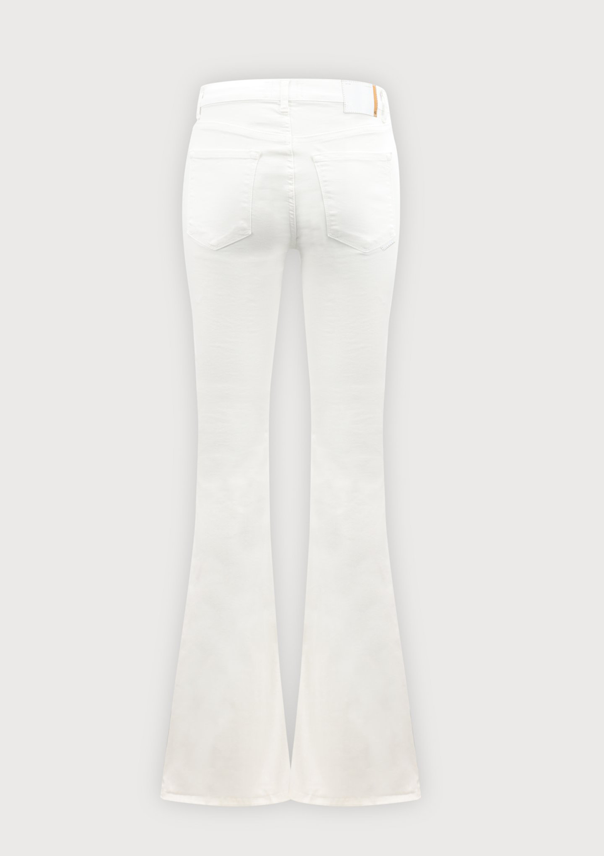 Noelia White High Rise Flare Jean