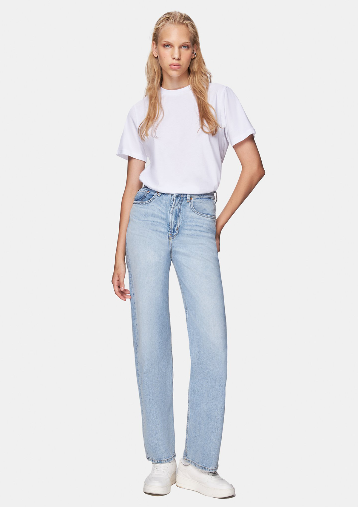 Vionne Aliva High Rise Wide Leg Jean