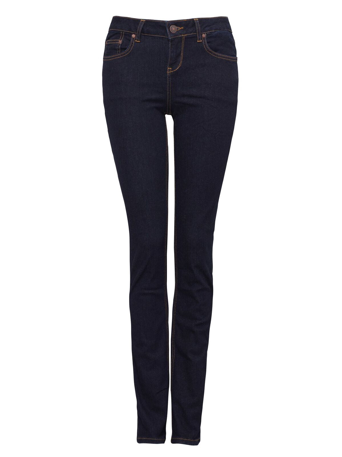 Aspen Y Rinsed Mid Rise Slim Straight Jean