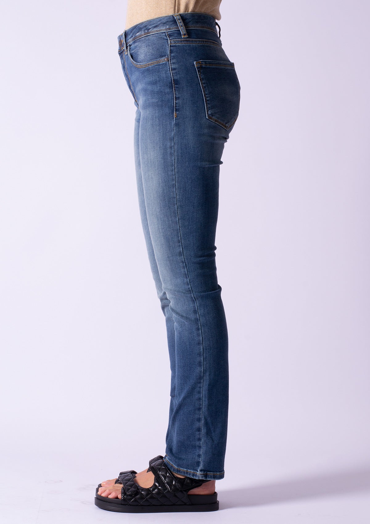 Arline Luvla High Rise Straight Jean