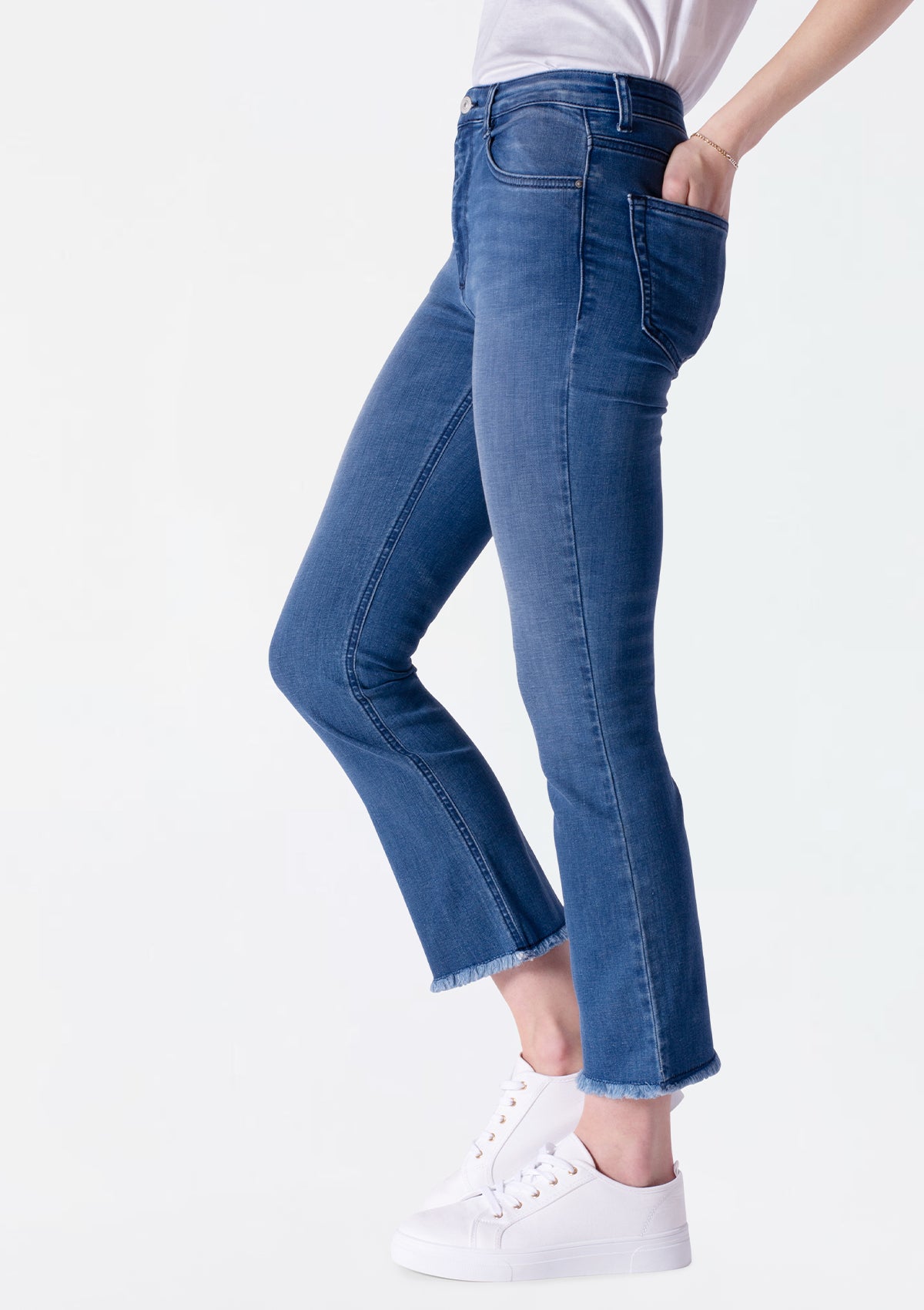 Lynda Sania High Rise Crop Jean